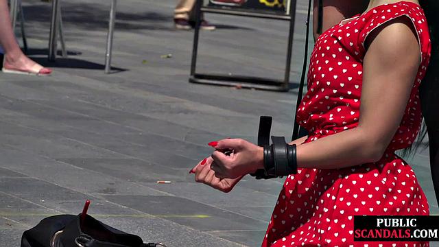 Bigbooty babe gets mouthgagged and humiliated