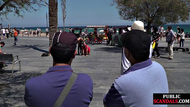 Bigbooty babe gets mouthgagged and humiliated