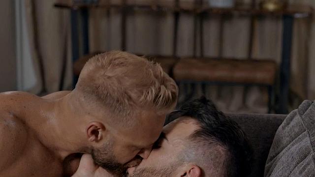 Eager athletic jock barebacks BF till cum in mouth