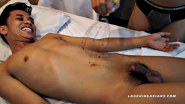 Gilbert Gets Tickle Massage