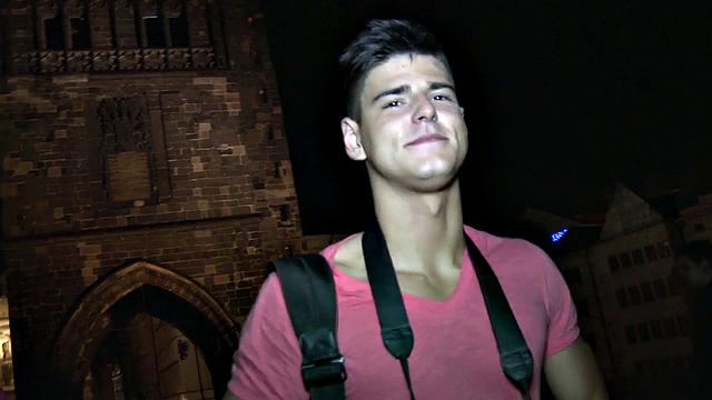 BF drills his muscular friend's ass in public like a pro