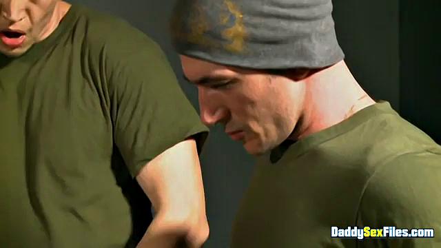 Military Cum-Swallowing Bash - Part 2 - Josh Stone, Leo Donato