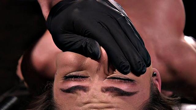 Predicament babe tormented with toys in her pussy