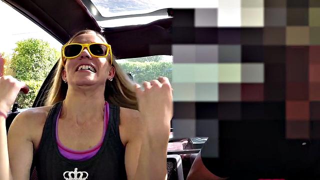 Pawnshop beauty fingered before blowjob and sex