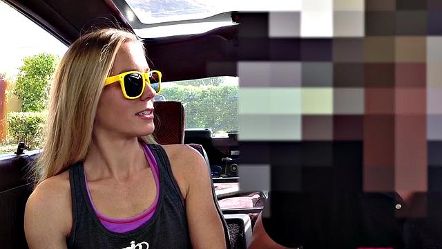 Pawnshop beauty fingered before blowjob and sex