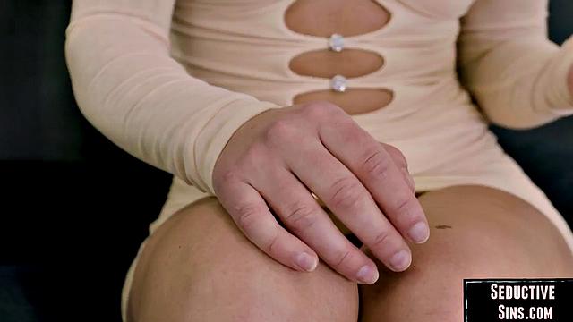 Horny big booty babe riding her lover