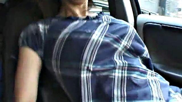 Public loving MILF toys her hot pussy