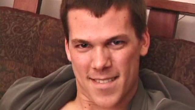 After class, Matt pops in a porn video and invites us to watch him jerk off. He fondles his cock and then pulls out and strips down.