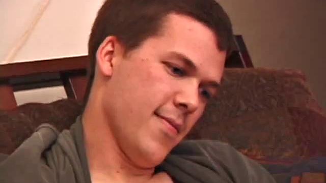 After class, Matt pops in a porn video and invites us to watch him jerk off. He fondles his cock and then pulls out and strips down.