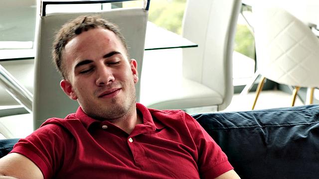 Big-titted mom Danni Jones twerks on her son's best friend's dick