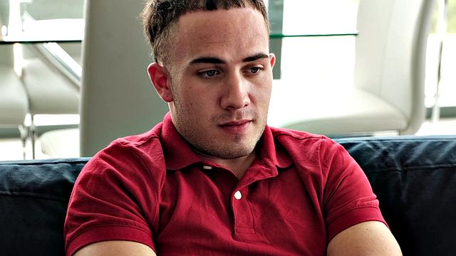 Big-titted mom Danni Jones twerks on her son's best friend's dick