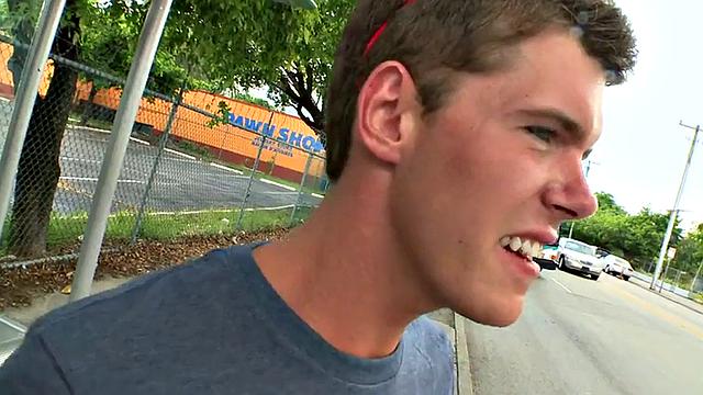 Watch this Ebony bottom get her tight asshole stretched by a huge cock while getting picked up outdoors