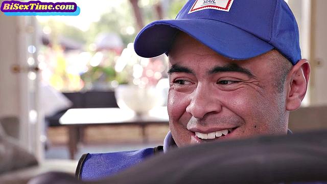 Cute babe gives head to guys