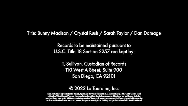 Bunny Madison & Sarah Taylor surprise friend Crystal Rush with a naughty bachelorette party