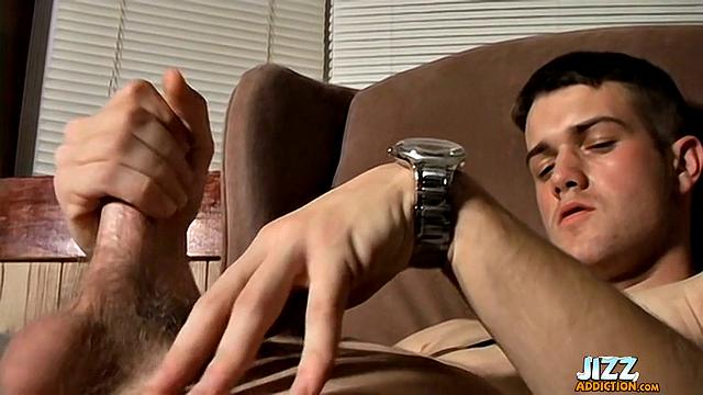 Gorgeous Bryce Empties His Balls - Bryce Corbin