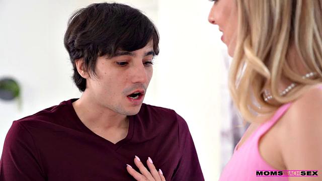 Millie Morgan gives Ricky Spanish a hands-on lesson in creampie technique