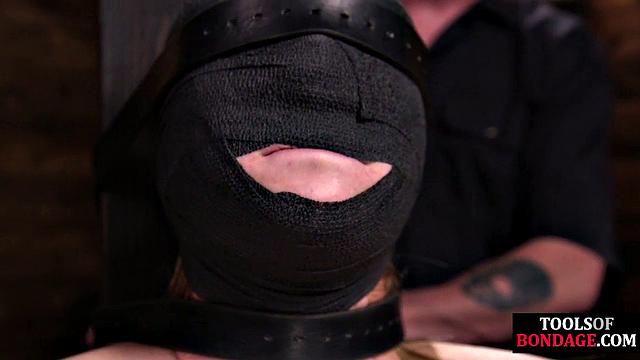 Submissive bitch bonded