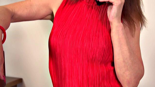 Forget the pizza. This MILF is hungry for more.