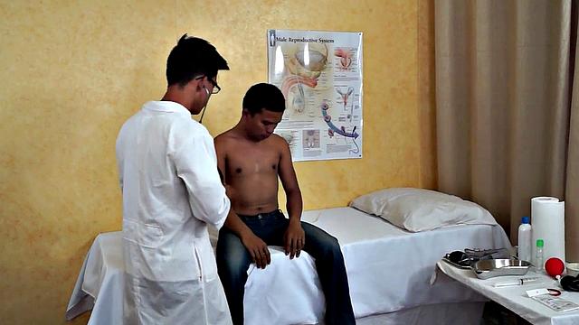 Slim Asian bred by medic after exam and anal fingered