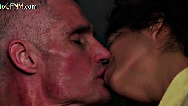 CFNM sluts deepthroating fake priest and make him cum