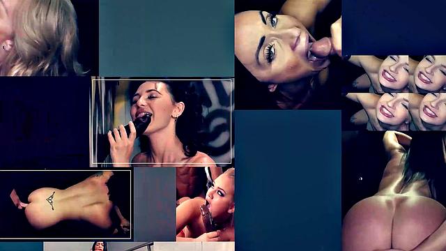 GloryholeSecrets - Pigtailed Brunette Deepthroats Big Dicks At The Gloryhole