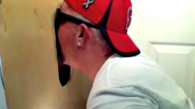 New Guy Tries A Gloryhole Blowjob