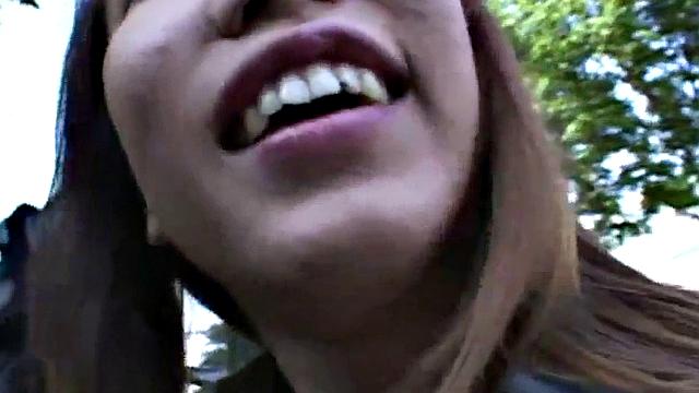 Cute asian solo teen fingerbangs pussy