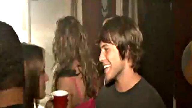 Coed party teen fucks after fingering