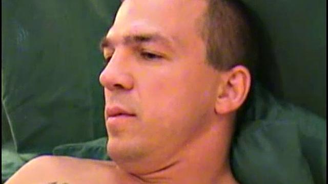 Rodney strips down and strokes his hard cock for the camera