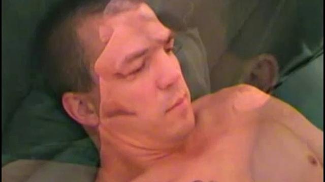 Rodney strips down and strokes his hard cock for the camera