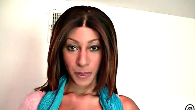 Tiny trisha sucking off then fucking