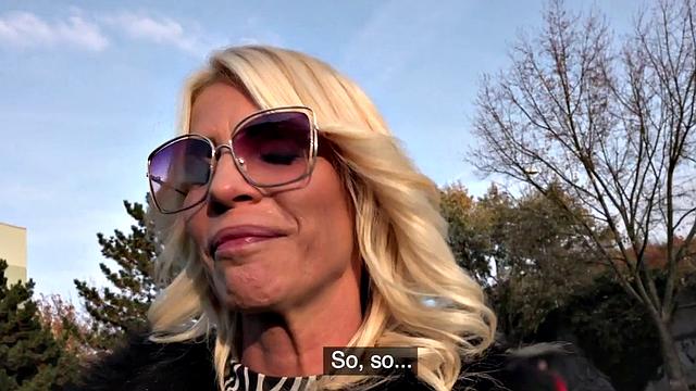 Busty stockings MILF4cash gets POV fucked in after casting