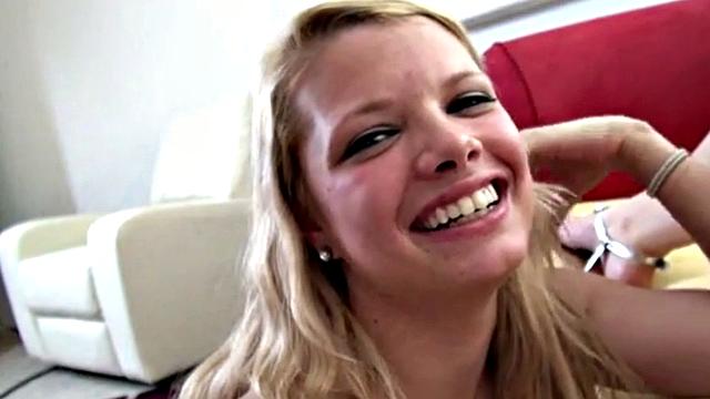 Little Taylor Masturbates and Sucks with Lesbian