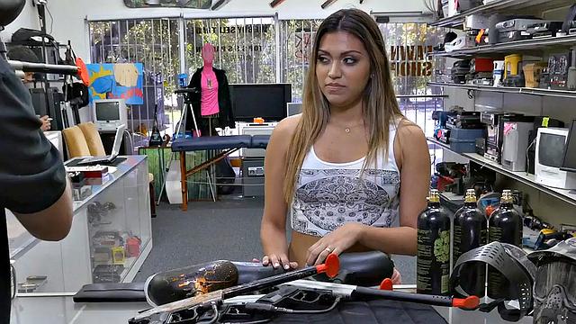 Office sex with a big-dicked babe in a doggystyle pounding with a big-ass secretary