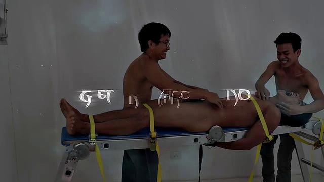 Jesse On The Tickle Rack