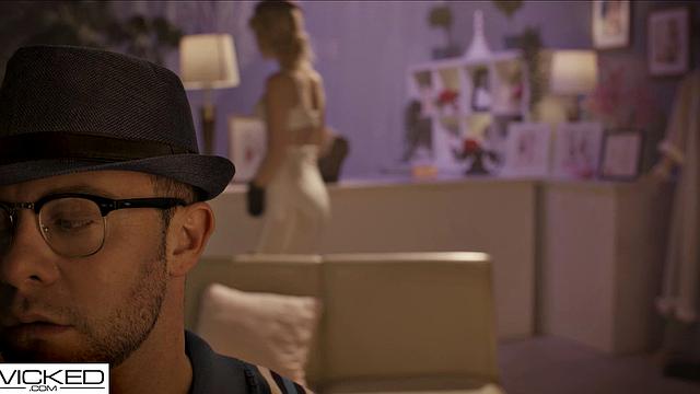 Wicked - Smokin Blonde Gets Her Tight Pussy Pounded In The 50's