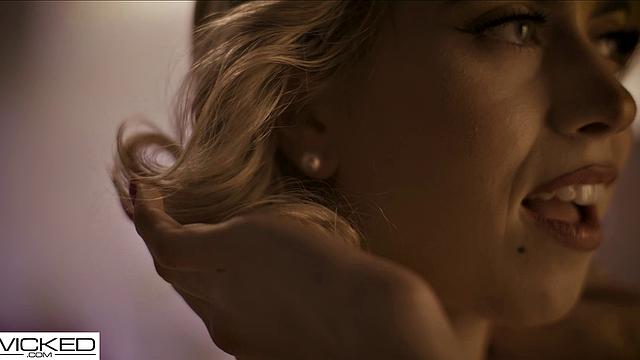 Wicked - Smokin Blonde Gets Her Tight Pussy Pounded In The 50's