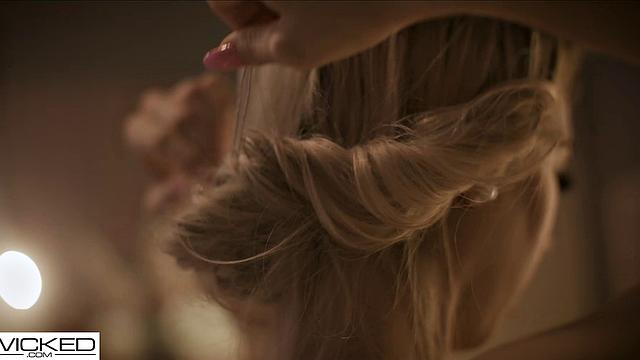 Wicked - Smokin Blonde Gets Her Tight Pussy Pounded In The 50's