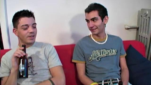 Donavin plays it straight in this scene, letting his gay friend Corey suck his big cock and take his cum load. Just imagine you and a sexy straight friend of yours and you'll see why this scene is a fan favorite.