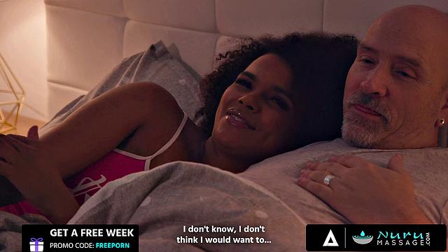 NURU MASSAGE - Cheating Masseuse Alina Ali Can't Resist Big Cock