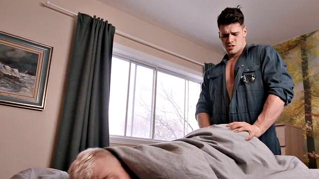 Bisex busty tattooed babe rides in MMF pleasure