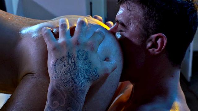 FalconStudios - Devin Franco Gets Barebacked in a Public Bathroom
