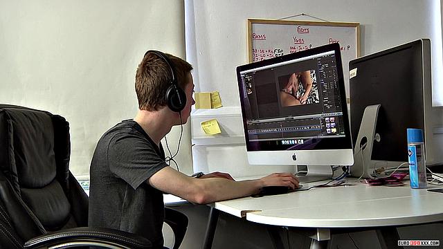 Fucking The Editor's Tight Butt - Casper Ellis &amp;amp; James Lewis