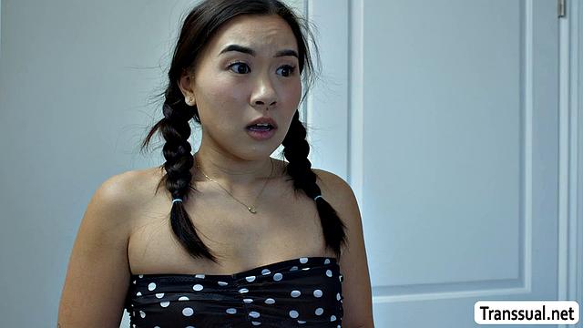 Teen Asian Caught TS Gf Fcking Her MILF Stepmom
