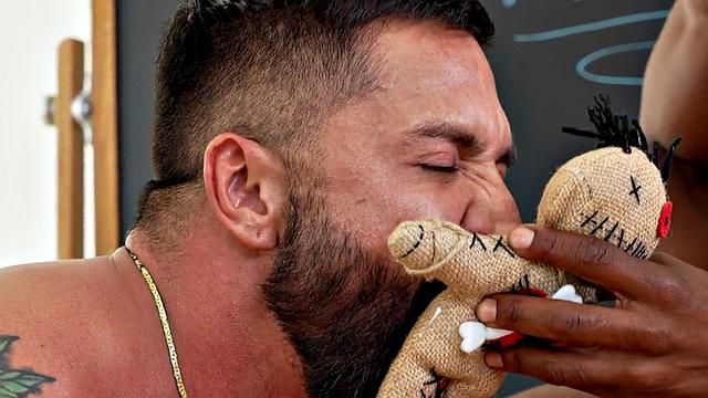 Mesmerized professor used in 3some on college by students