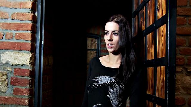 CFNM femdoms peg guy with strapon in dungeon threesome