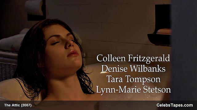 Alexandra Daddario side boobs