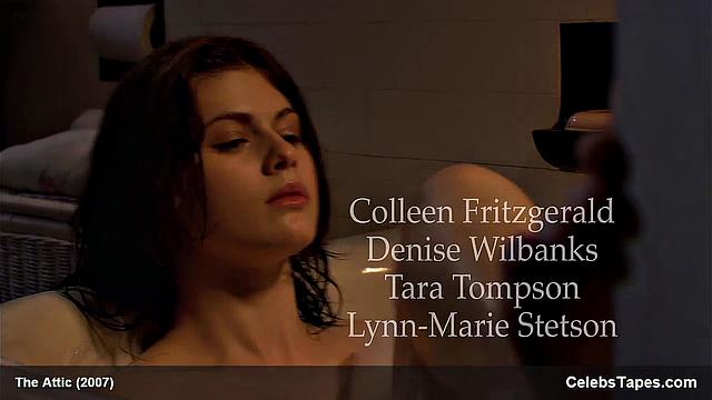 Alexandra Daddario side boobs