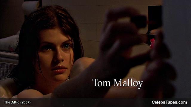 Alexandra Daddario side boobs