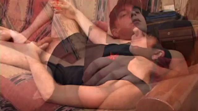 After inviting us to watch, Vincenzo works a stiff one in sweats, pulls out his hard dick, lubes up, and gives it a good stroking while playing with his asshole.